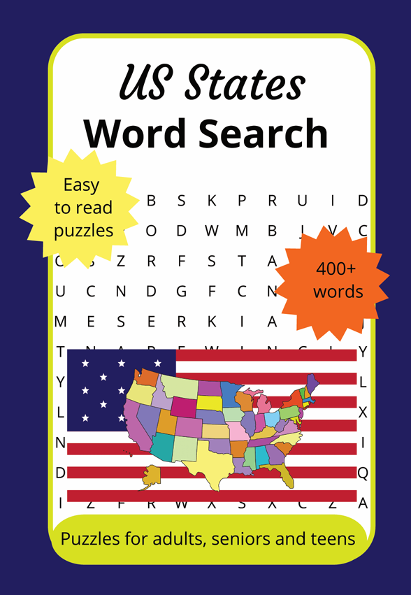 U.S. States Word Search